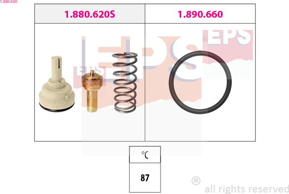 EPS 1.880.620 - Termostat, rashladna tekućinu www.molydon.hr