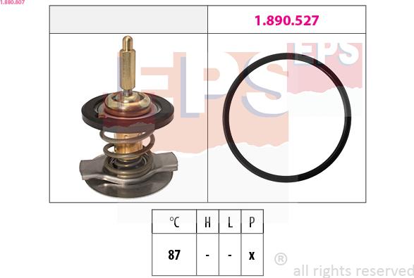 EPS 1.880.807 - Termostat, rashladna tekućinu www.molydon.hr