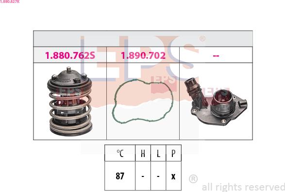 EPS 1.880.827K - Termostat, rashladna tekućinu www.molydon.hr