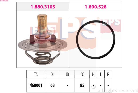 EPS 1.880.310 - Termostat, rashladna tekućinu www.molydon.hr