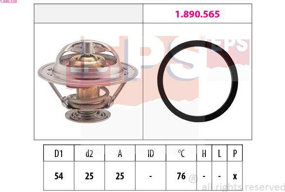 EPS 1.880.328 - Termostat, rashladna tekućinu www.molydon.hr