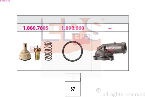 EPS 1.880.788K - Termostat, rashladna tekućinu www.molydon.hr