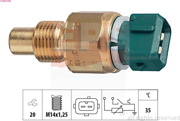 EPS 1.830.548 - Senzor, temperatura rashladne tekućinu www.molydon.hr