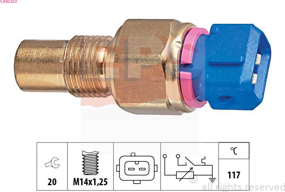 EPS 1.830.553 - Senzor, temperatura rashladne tekućinu www.molydon.hr