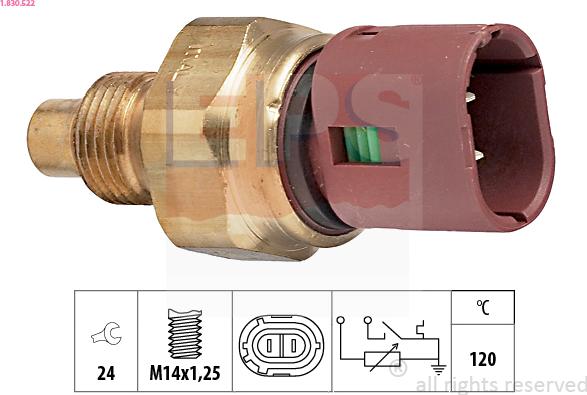 EPS 1.830.522 - Senzor, temperatura rashladne tekućinu www.molydon.hr