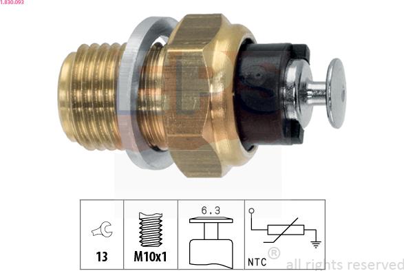 EPS 1.830.093 - Senzor, temperatura ulja www.molydon.hr