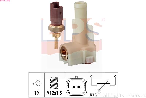 EPS 1.830.326K - Senzor, temperatura rashladne tekućinu www.molydon.hr