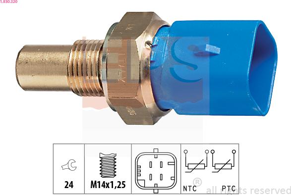 EPS 1.830.320 - Senzor, temperatura rashladne tekućinu www.molydon.hr