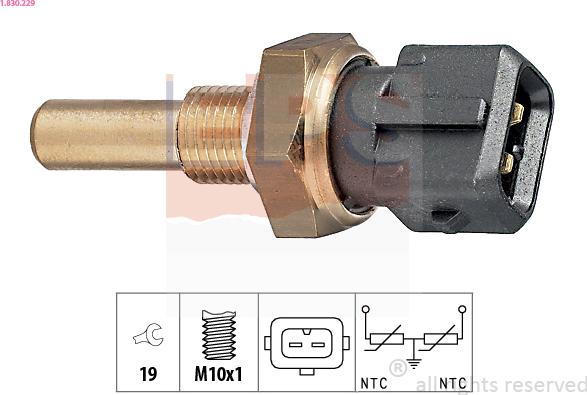 EPS 1.830.229 - Senzor, temperatura rashladne tekućinu www.molydon.hr