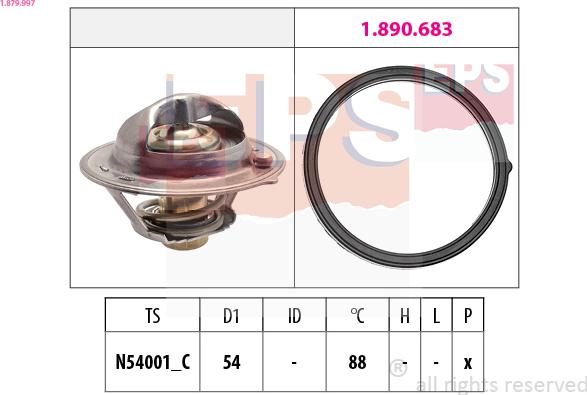 EPS 1.879.997 - Termostat, rashladna tekućinu www.molydon.hr