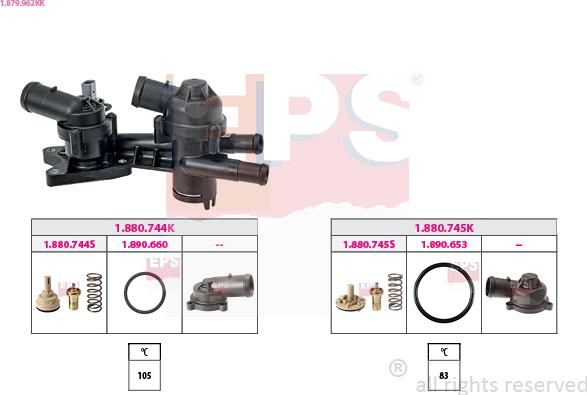 EPS 1.879.962KK - Termostat, rashladna tekućinu www.molydon.hr