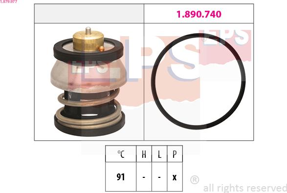 EPS 1.879.977 - Termostat, rashladna tekućinu www.molydon.hr