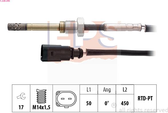 EPS 1.220.295 - Senzor, temperatura Ispušnih plinova www.molydon.hr