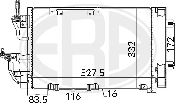 ERA 667015 - Kondenzator, klima-Uređaj www.molydon.hr