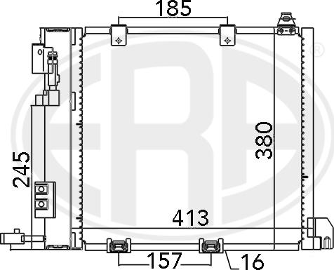 ERA 667011 - Kondenzator, klima-Uređaj www.molydon.hr