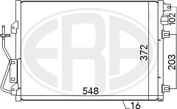 ERA 667038 - Kondenzator, klima-Uređaj www.molydon.hr