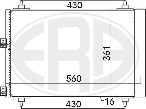 ERA 667071 - Kondenzator, klima-Uređaj www.molydon.hr