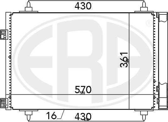 ERA 667078 - Kondenzator, klima-Uređaj www.molydon.hr