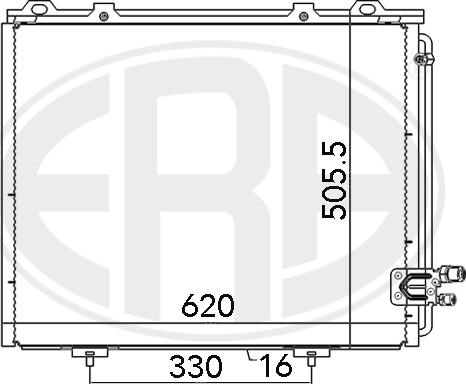 ERA 667103 - Kondenzator, klima-Uređaj www.molydon.hr