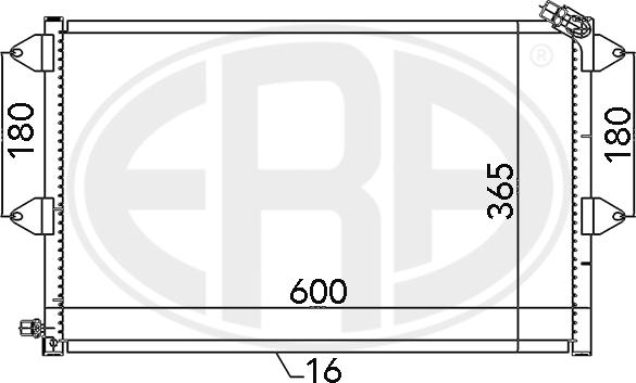 ERA 667126 - Kondenzator, klima-Uređaj www.molydon.hr