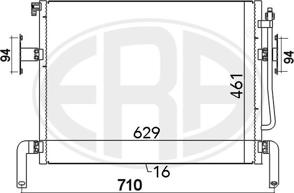 ERA 667121 - Kondenzator, klima-Uređaj www.molydon.hr