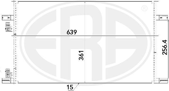 ERA 667235 - Kondenzator, klima-Uređaj www.molydon.hr