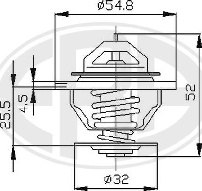 ERA 350196 - Termostat, rashladna tekućinu www.molydon.hr