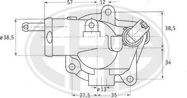 ERA 350176 - Termostat, rashladna tekućinu www.molydon.hr