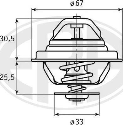 ERA 350173 - Termostat, rashladna tekućinu www.molydon.hr