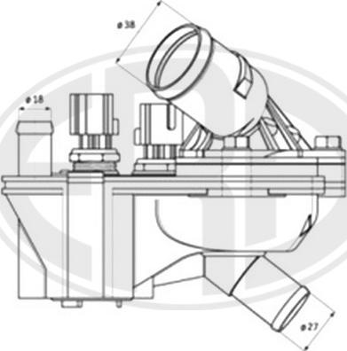 ERA 350349 - Termostat, rashladna tekućinu www.molydon.hr