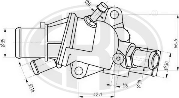 ERA 350341 - Termostat, rashladna tekućinu www.molydon.hr