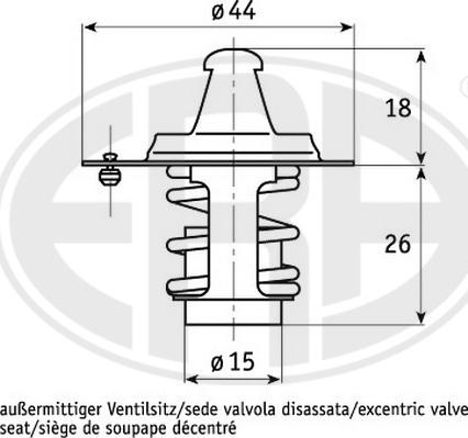 ERA 350357 - Termostat, rashladna tekućinu www.molydon.hr