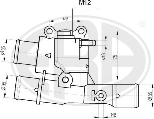 ERA 350317 - Termostat, rashladna tekućinu www.molydon.hr