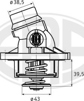 ERA 350328 - Termostat, rashladna tekućinu www.molydon.hr