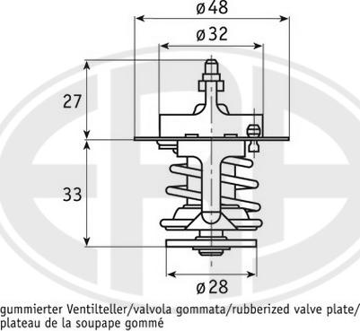 ERA 350294 - Termostat, rashladna tekućinu www.molydon.hr