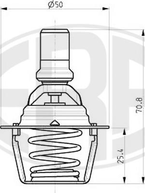 ERA 350251 - Termostat, rashladna tekućinu www.molydon.hr