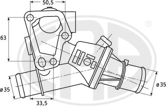 ERA 350260 - Termostat, rashladna tekućinu www.molydon.hr