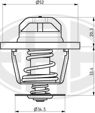 ERA 350214 - Termostat, rashladna tekućinu www.molydon.hr