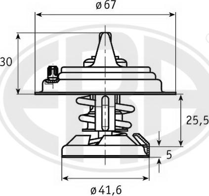 ERA 350216 - Termostat, rashladna tekućinu www.molydon.hr