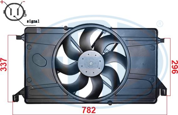 ERA 352140 - Ventilator, hladjenje motora www.molydon.hr