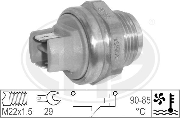 ERA 330563 - Prekidač temperature, ventilator radijatora / klima uređaja www.molydon.hr