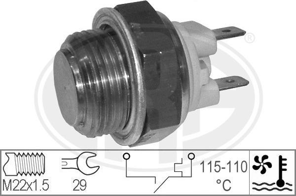 ERA 330184 - Prekidač temperature, ventilator radijatora / klima uređaja www.molydon.hr