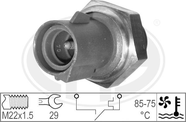 ERA 330183 - Prekidač temperature, ventilator radijatora / klima uređaja www.molydon.hr