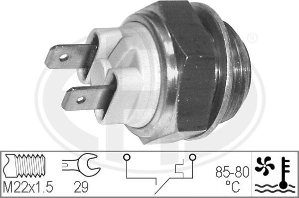 ERA 330171 - Prekidač temperature, ventilator radijatora / klima uređaja www.molydon.hr