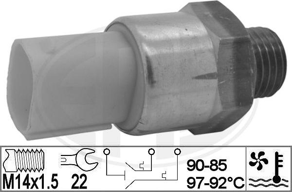 ERA 330835 - Prekidač temperature, ventilator radijatora / klima uređaja www.molydon.hr