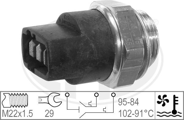 ERA 330268 - Prekidač temperature, ventilator radijatora / klima uređaja www.molydon.hr