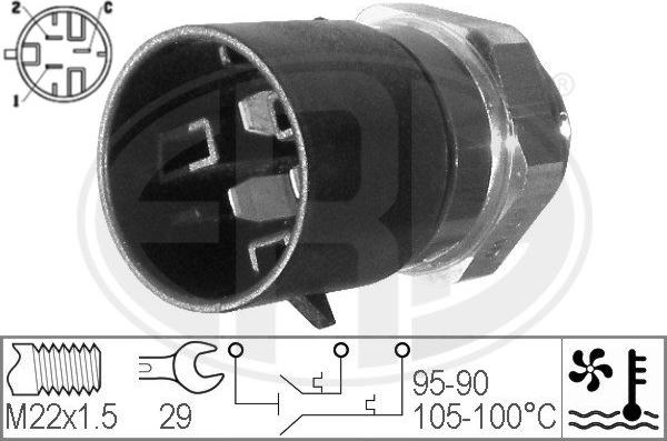 ERA 330217 - Prekidač temperature, ventilator radijatora / klima uređaja www.molydon.hr