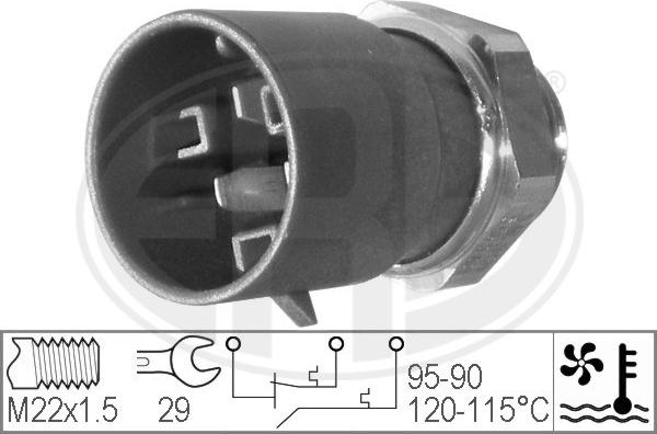 ERA 330223 - Prekidač temperature, ventilator radijatora / klima uređaja www.molydon.hr