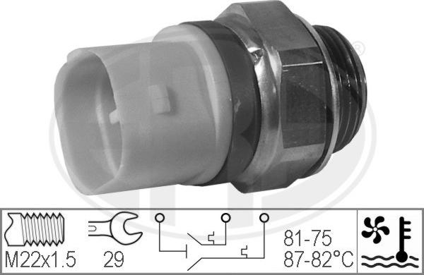 ERA 330222 - Prekidač temperature, ventilator radijatora / klima uređaja www.molydon.hr