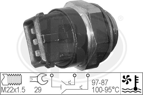 ERA 330271 - Prekidač temperature, ventilator radijatora / klima uređaja www.molydon.hr